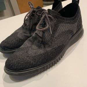 Cole Haan knit wingtips
